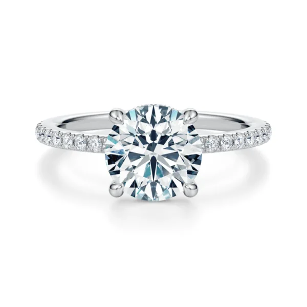 Baxter Full Pavé Engagement Ring Setting - Image 3
