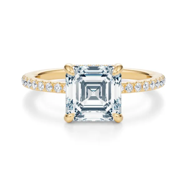 Baxter Full Pavé Engagement Ring Setting - Image 2