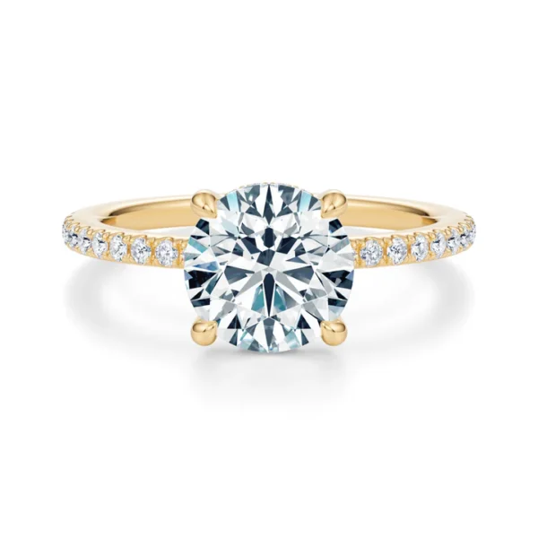 Baxter Full Pavé Engagement Ring Setting