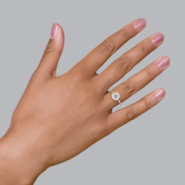 Baxter Full Pavé Engagement Ring Setting - Image 6