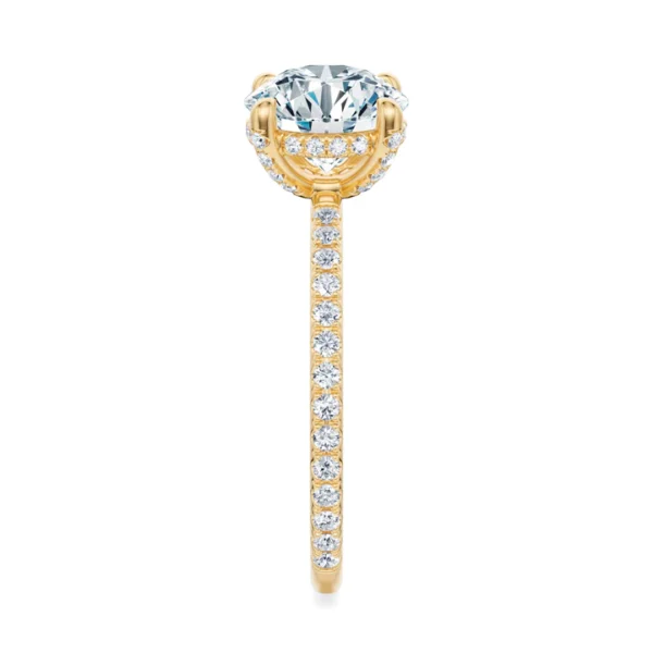 Baxter Full Pavé Engagement Ring Setting - Image 7